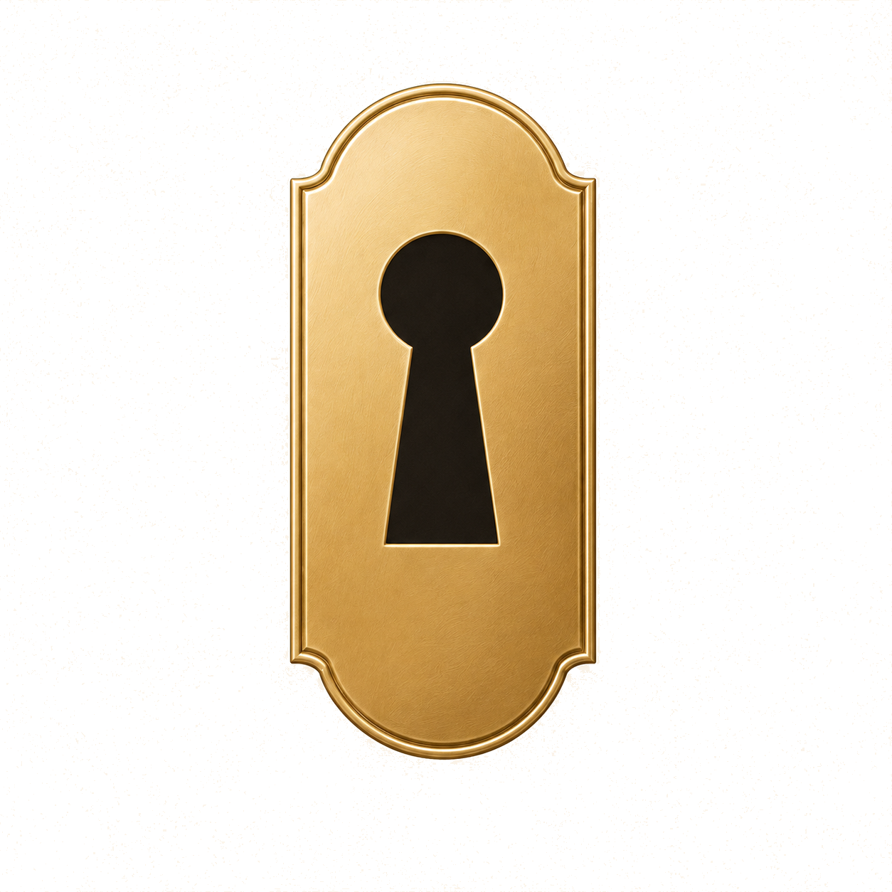 Treasure Chest Portal gold keyhole emblem